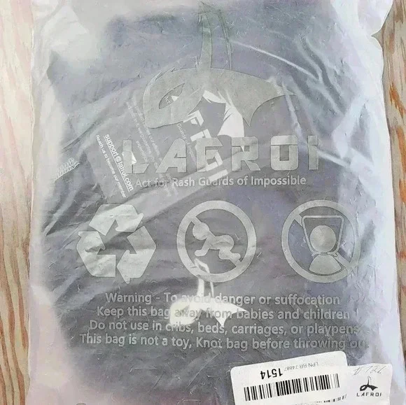 LAFROI Men's LS UPF 50+ Baselayer Skins Burst Compression Rash Guard. XL XXL - Picture 7 of 9